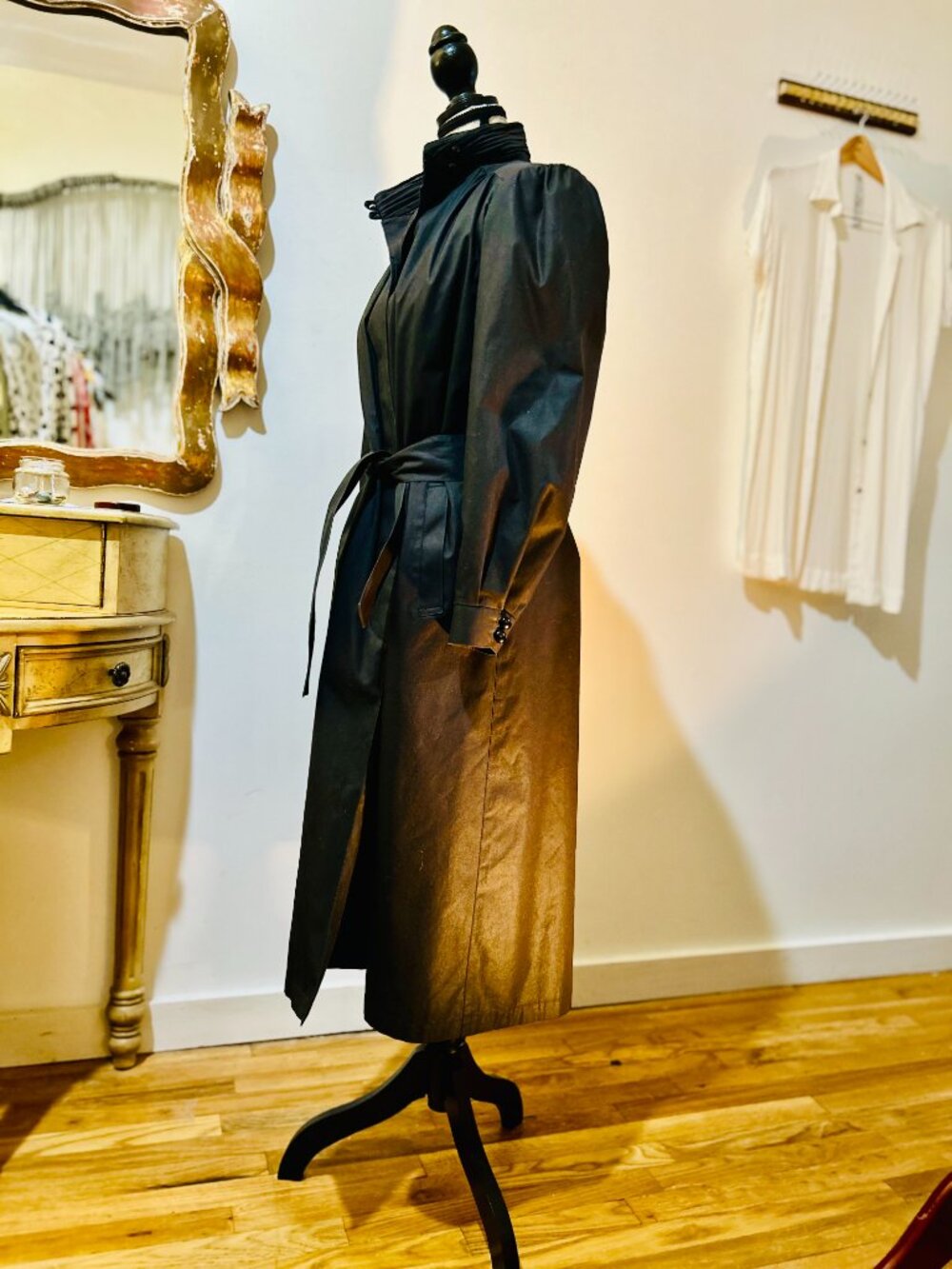 Vintage London Fog Black Trench Coat – Size 6